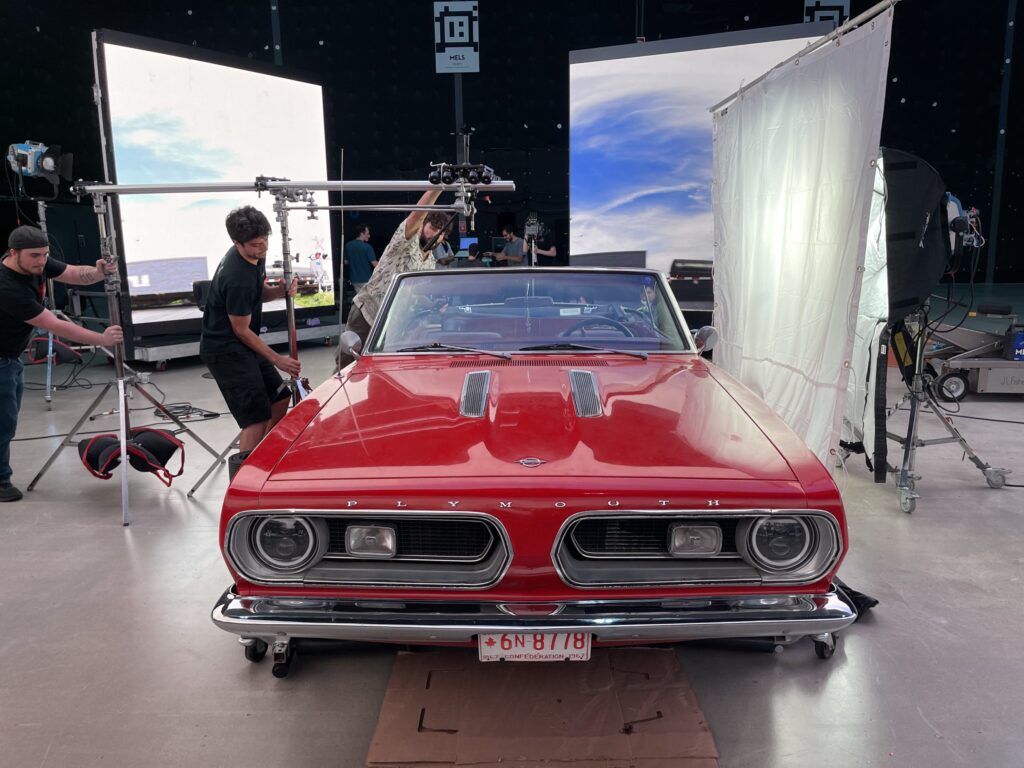 Ricochets virtual production shoot at MELS