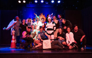 Martin Blais visible in a stage photo from La Guerre des Cônes at Fringe 2025, view 8